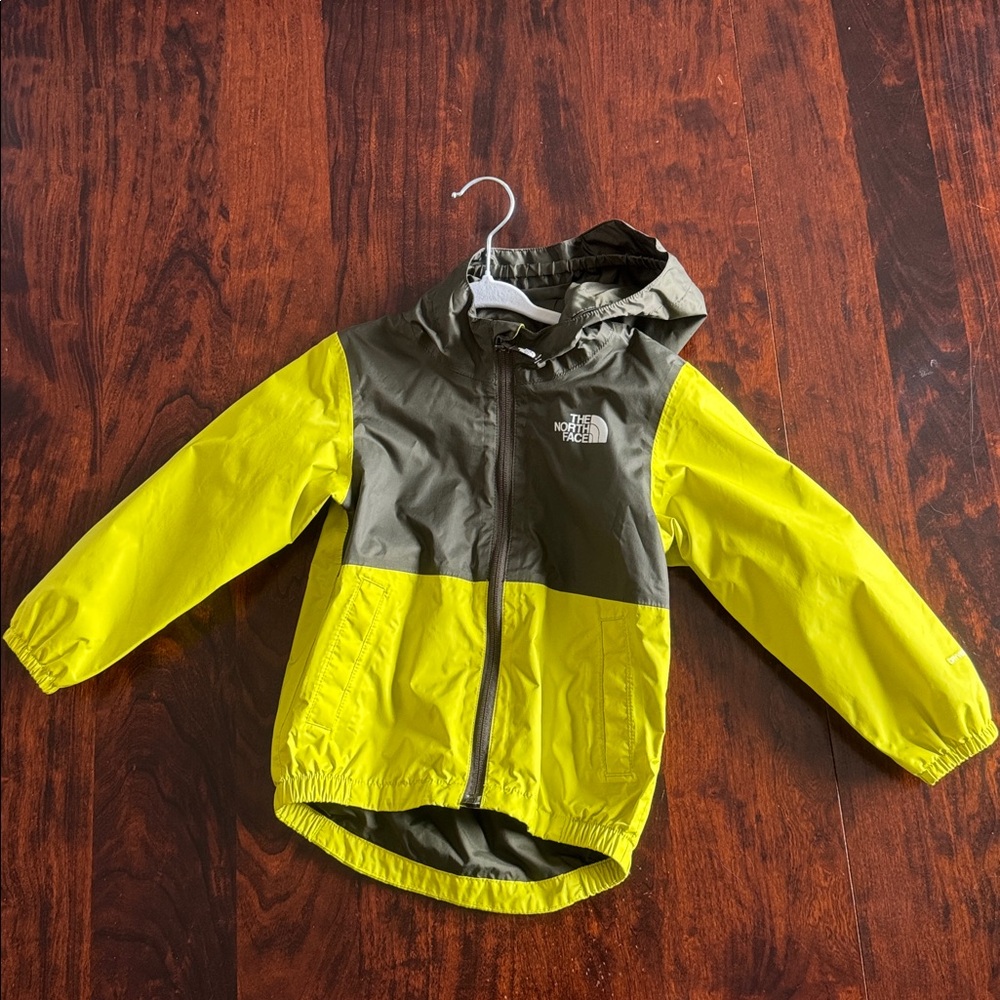 The North Face Two-Tone Yellow and Gray Jacket